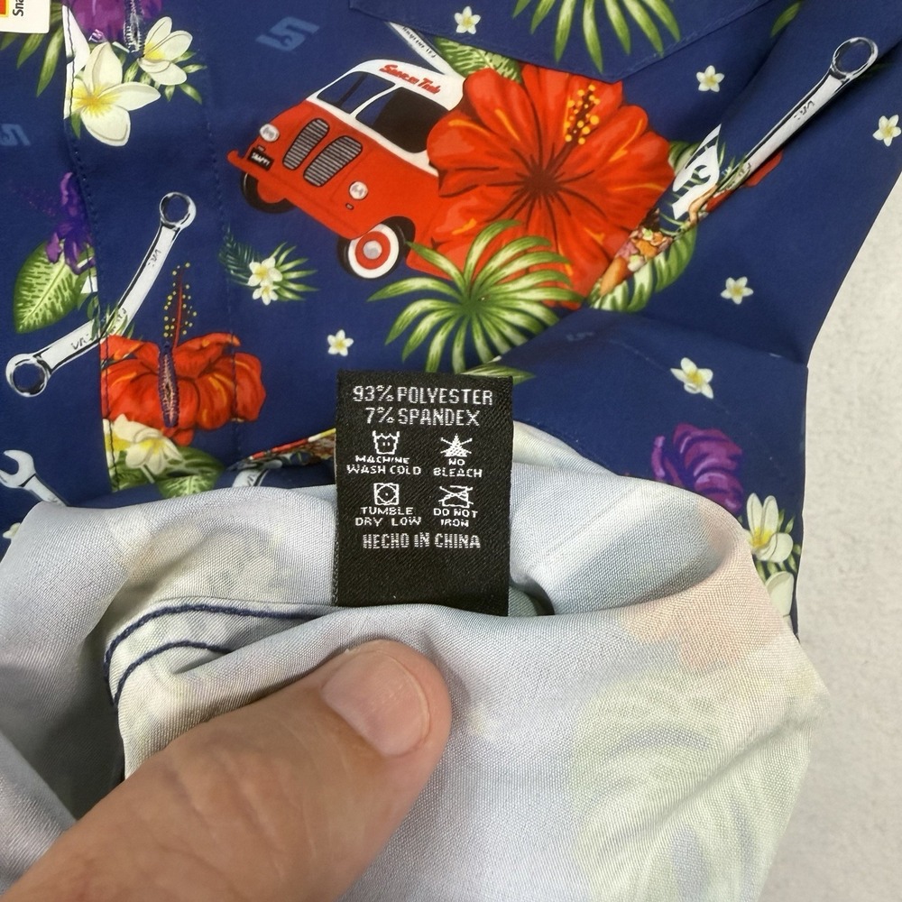 NWT Dixxon Flannel Company Limited Edition Snap-On Hawaiian Short Sleeve Medium - Picture 6 of 6